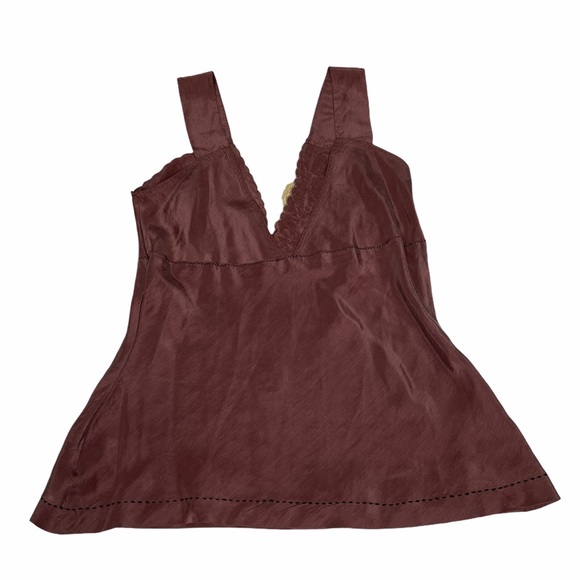 Free People 100%Silk Crochet Tank Blouse app s - Picture 14 of 14